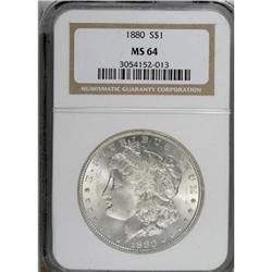 1880 $1 MS64 NGC