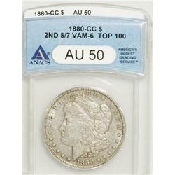 1880-CC $1 AU50 ANACS