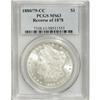Image 1 : 1880/79-CC $1 Reverse of 1878 MS63 PCGS
