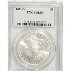 1880-S $1 MS67 PCGS