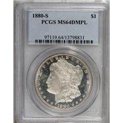 1880-S $1 Deep Mirror Prooflike MS64 PCGS