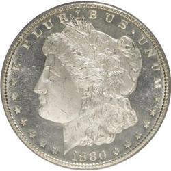1880-S $1 Deep Mirror Prooflike MS65 PCGS