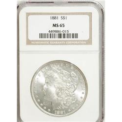 1881 $1 MS65 NGC