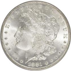 1881-CC $1 MS64 PCGS