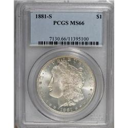 1881-S $1 MS66 PCGS