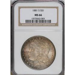 1881-S $1 MS66 NGC