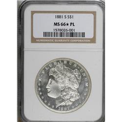 1881-S $1 Prooflike MS66 NGC