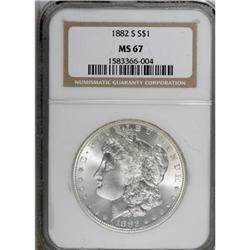 1882-S $1 MS67 NGC