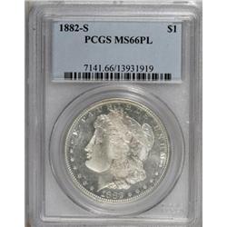 1882-S $1 Prooflike MS66 PCGS
