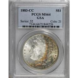 1883-CC $1 MS64 PCGS