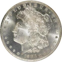 1883-CC $1 Prooflike MS66 NGC