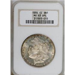 1884-CC $1 Deep Mirror Prooflike MS63 NGC