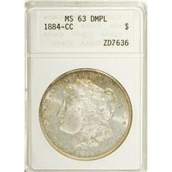 1884-CC $1 Deep Mirror Prooflike MS63 ANACS