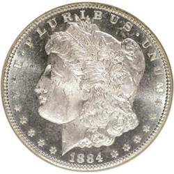 1884-CC $1 Deep Mirror Prooflike MS64 NGC