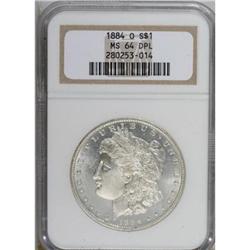 1884-O $1 Deep Mirror Prooflike MS64 NGC