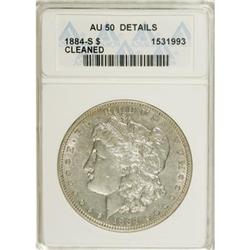 1884-S $1 AU50 ANACS