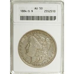 1884-S $1 AU50 ANACS