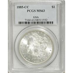 1885-CC $1 MS63 PCGS