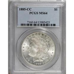 1885-CC $1 MS64 PCGS