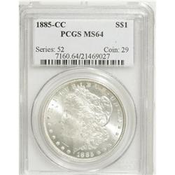 1885-CC $1 MS64 PCGS