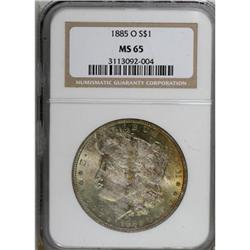 1885-O $1 MS65 NGC