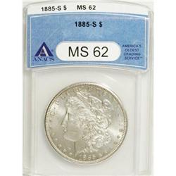 1885-S $1 MS62 ANACS