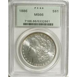1886 $1 MS66 PCGS