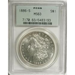 1886-S $1 MS63 PCGS