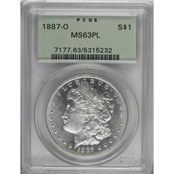 1887-O $1 Prooflike MS63 PCGS