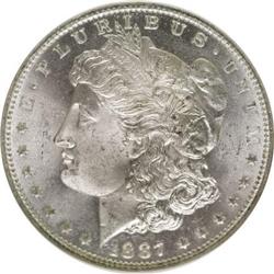 1887-O $1 Prooflike MS64 NGC