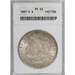 1887-S $1 MS63 ANACS