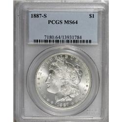 1887-S $1 MS64 PCGS