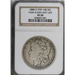 1888-O $1 Doubled Die Obverse VF20 NGC