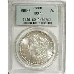 1888-S $1 MS62 PCGS
