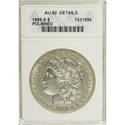 1889-S $1 AU50 ANACS