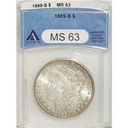 1889-S $1 MS63 ANACS