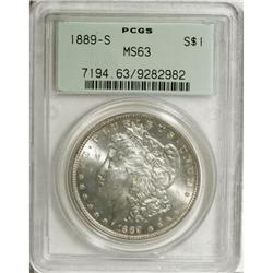 1889-S $1 MS63 PCGS