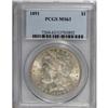 Image 1 : 1891 $1 MS63 PCGS