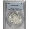 Image 3 : 1891 $1 MS64 PCGS