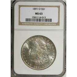 1891-O $1 MS63 NGC