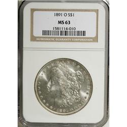 1891-O $1 MS63 NGC