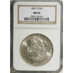1891-O $1 MS63 NGC