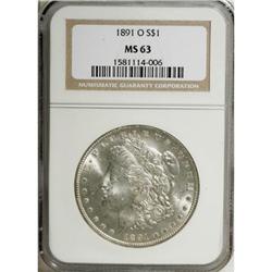 1891-O $1 MS63 NGC