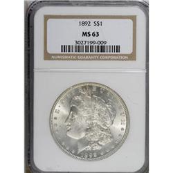 1892 $1 MS63 NGC