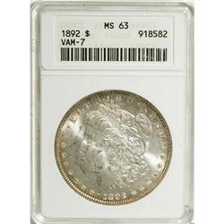 1892 $1 MS63 ANACS