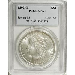1892-O $1 MS63 PCGS