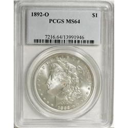 1892-O $1 MS64 PCGS