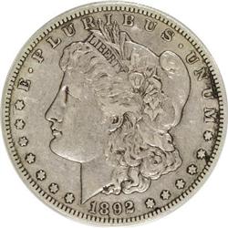 1892-S $1 XF45 ANACS