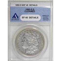 1892-S $1 XF45 ANACS