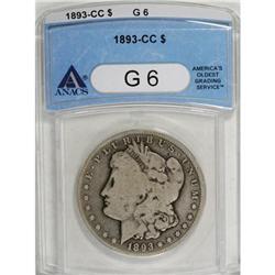 1893-CC $1 G6 ANACS